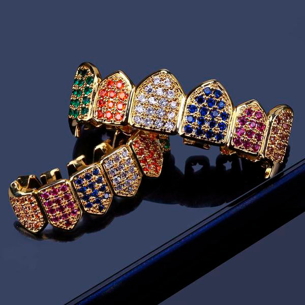 Rainbow Grill w/ Fangs