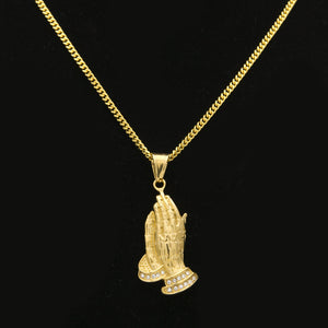 18k 'Prayer Hands' Chain