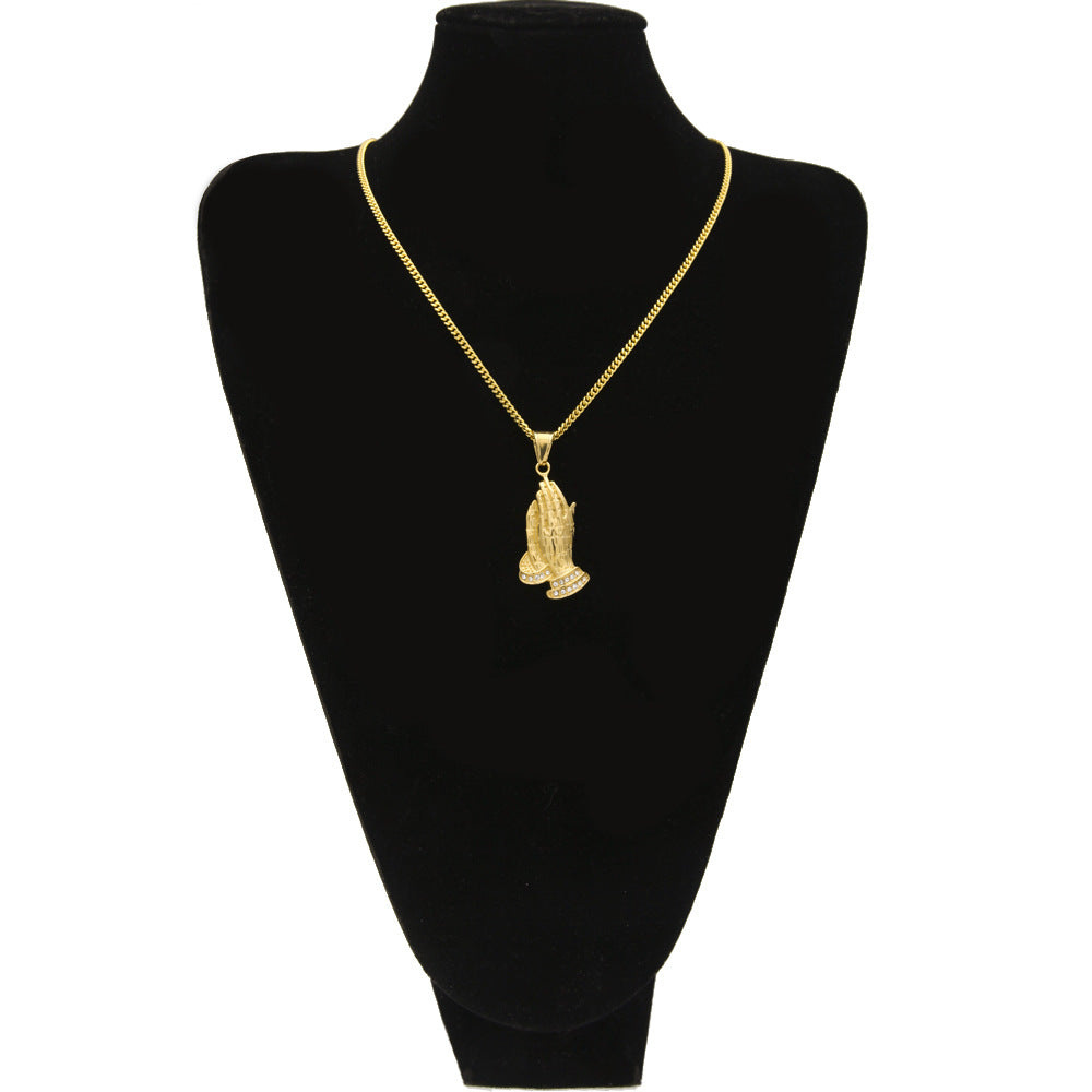18k 'Prayer Hands' Chain