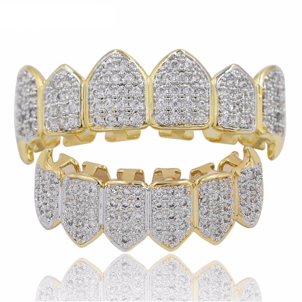 Iced Out 6pc Fang Grill
