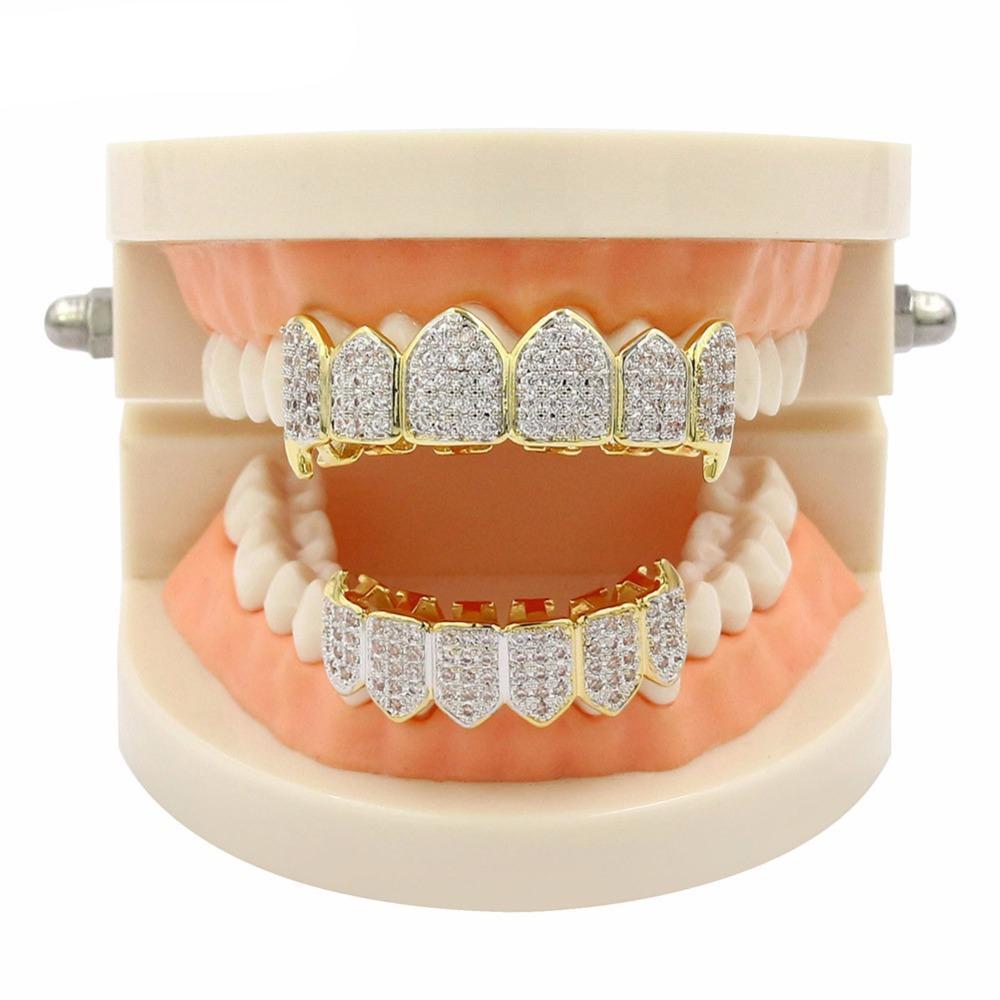 Iced Out 6pc Fang Grill
