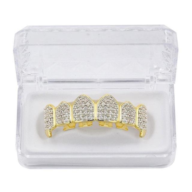 Iced Out 6pc Fang Grill