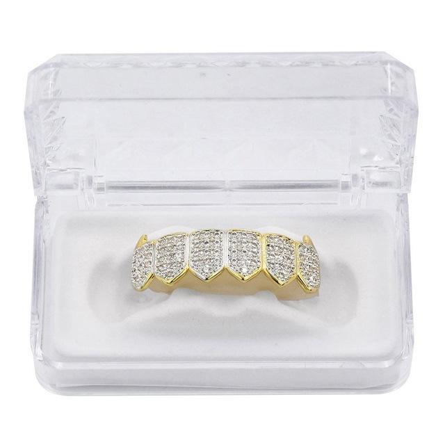 Iced Out 6pc Fang Grill