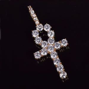 Diamond Egyptian Ankh Chain