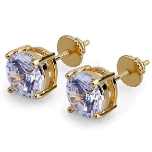 Round Cut 8mm Studs