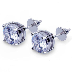 Round Cut 8mm Studs