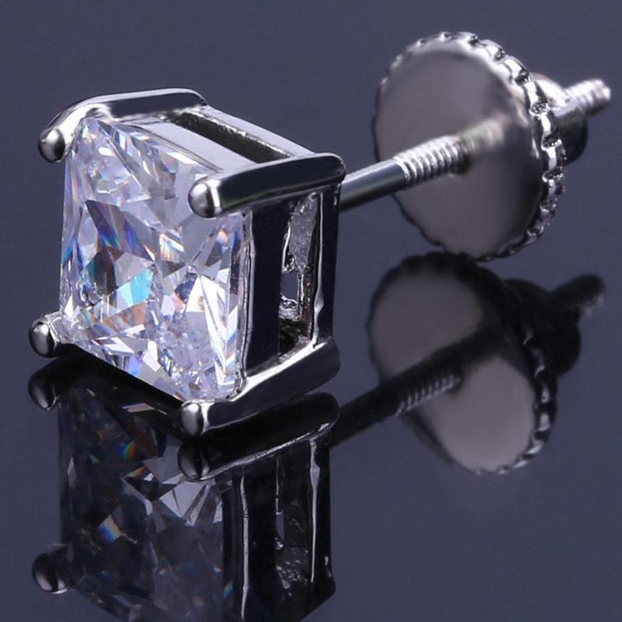 Cubic 6mm Diamond Studs