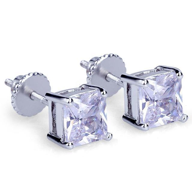 Cubic 6mm Diamond Studs