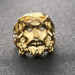 Iced Out Jesus Ring