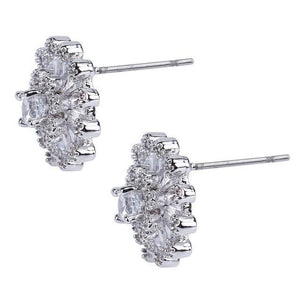 Silver/Rose Gold Star Charm Earrings