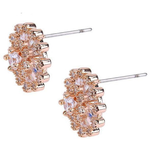 Silver/Rose Gold Star Charm Earrings