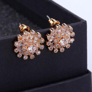 Silver/Rose Gold Star Charm Earrings