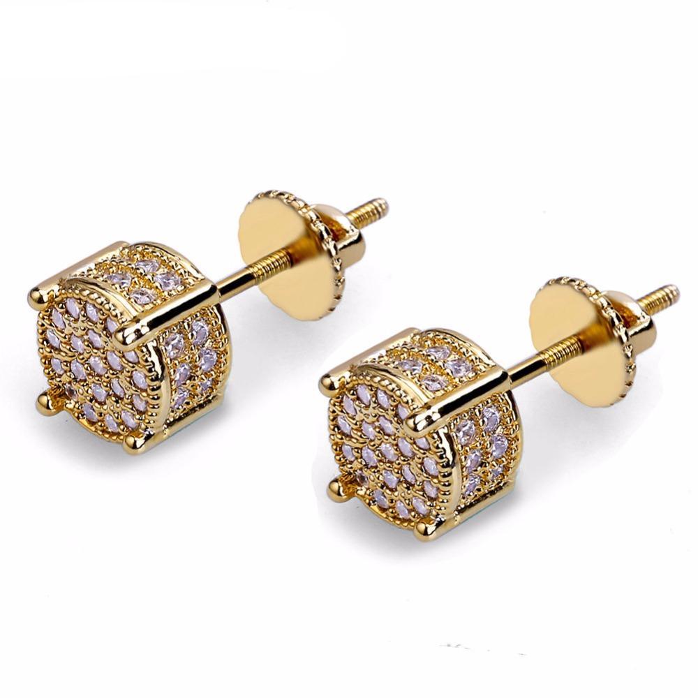 Round Cut Micro Pave Studs