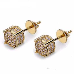 Round Cut Micro Pave Studs