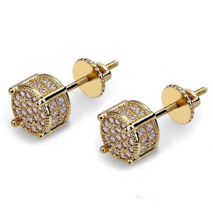 Round Cut Micro Pave Studs