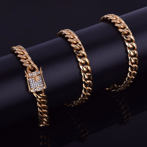Miami Cuban Link w/ Diamond Clasp