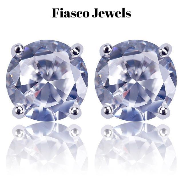 Diamond Round Cut Studs