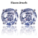 Diamond Round Cut Studs