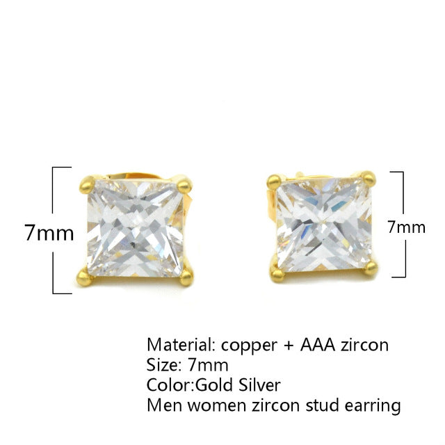 7mm Diamond Earring
