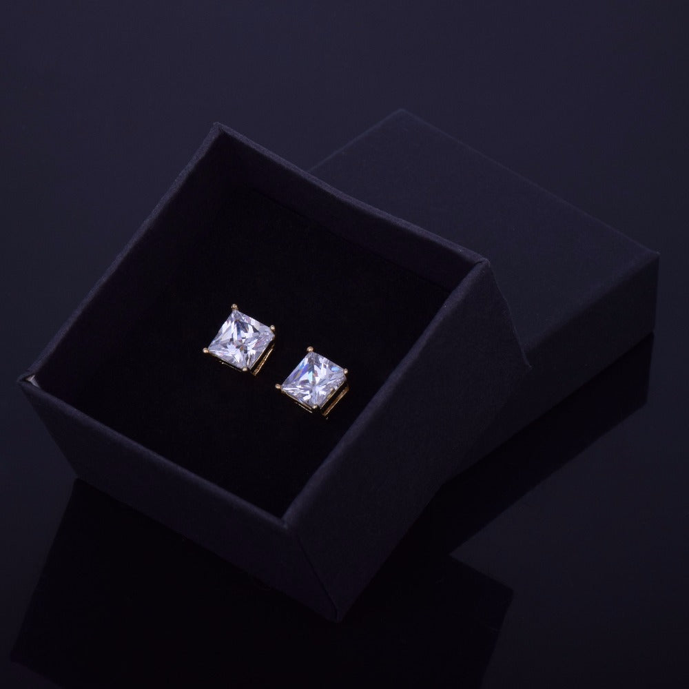 7mm Diamond Earring