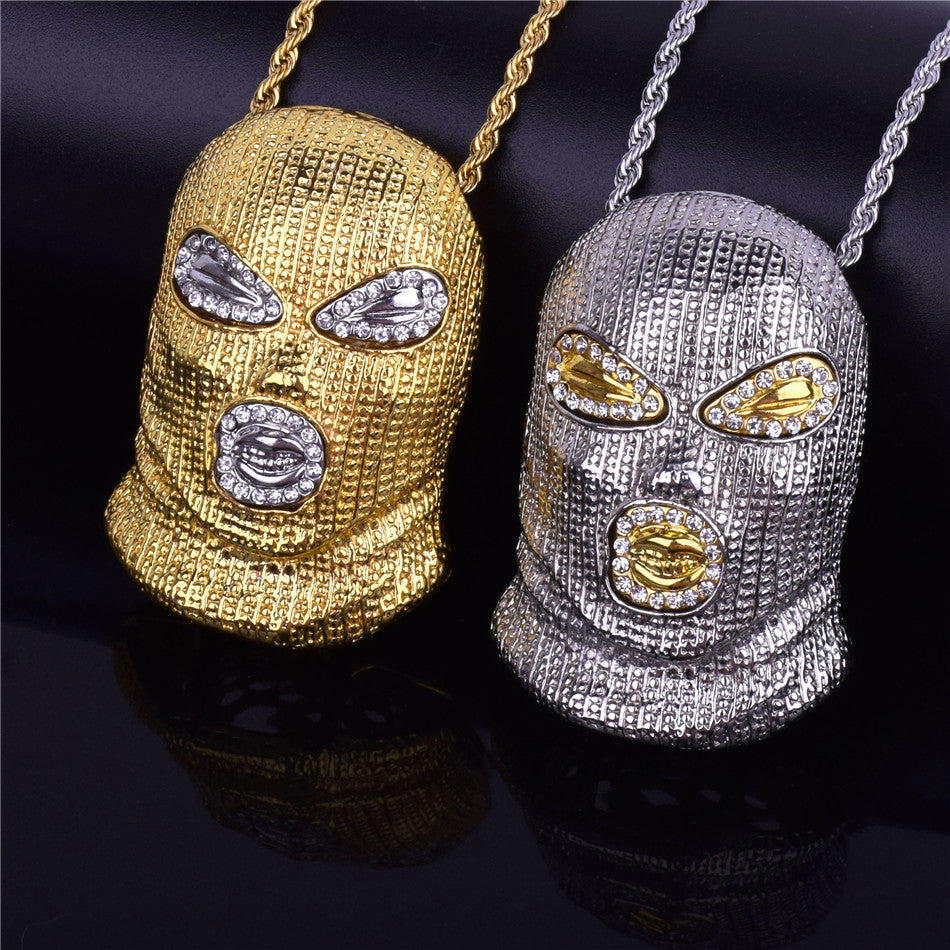 Iced Out "Ski Mask" Chain