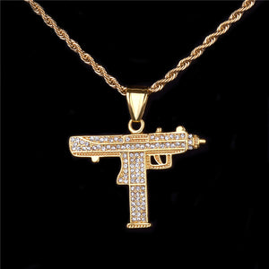 Iced Out Uzi Chain