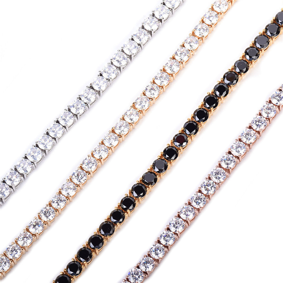 Tennis Bracelet (Gold, Silver, and Rose Gold)