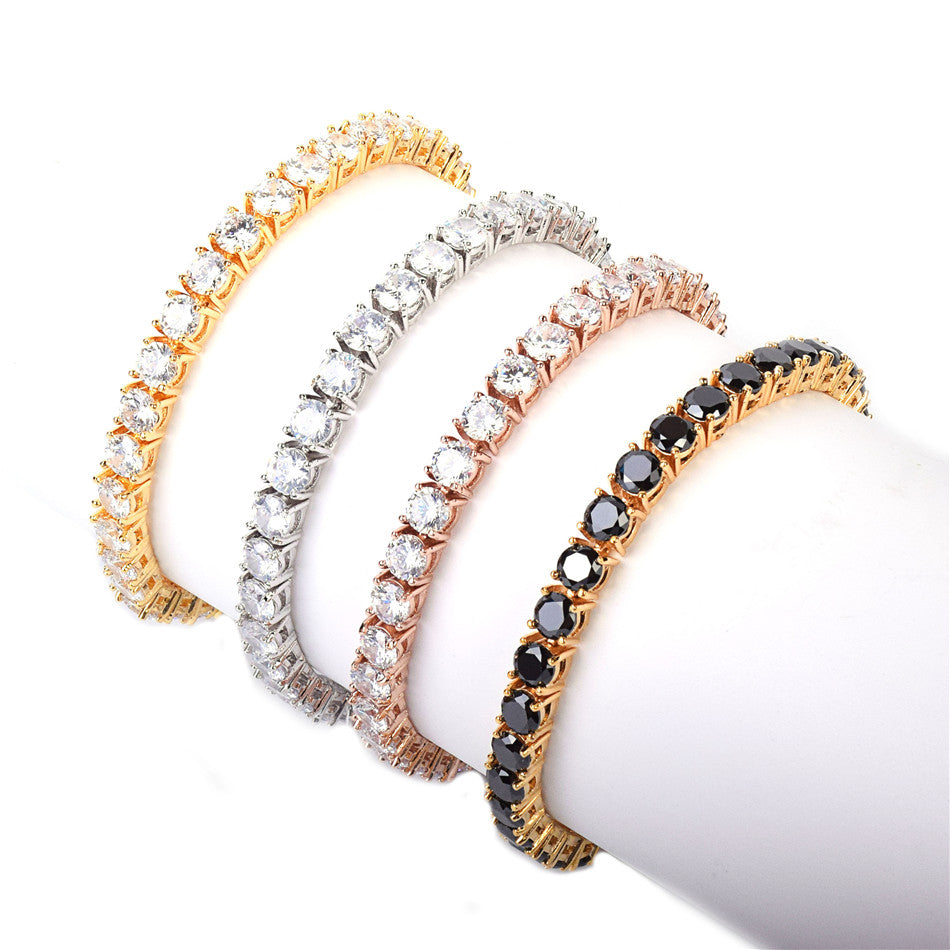 Tennis Bracelet (Gold, Silver, and Rose Gold)