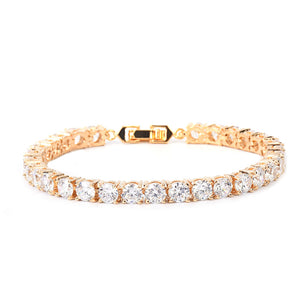 Tennis Bracelet (Gold, Silver, and Rose Gold)