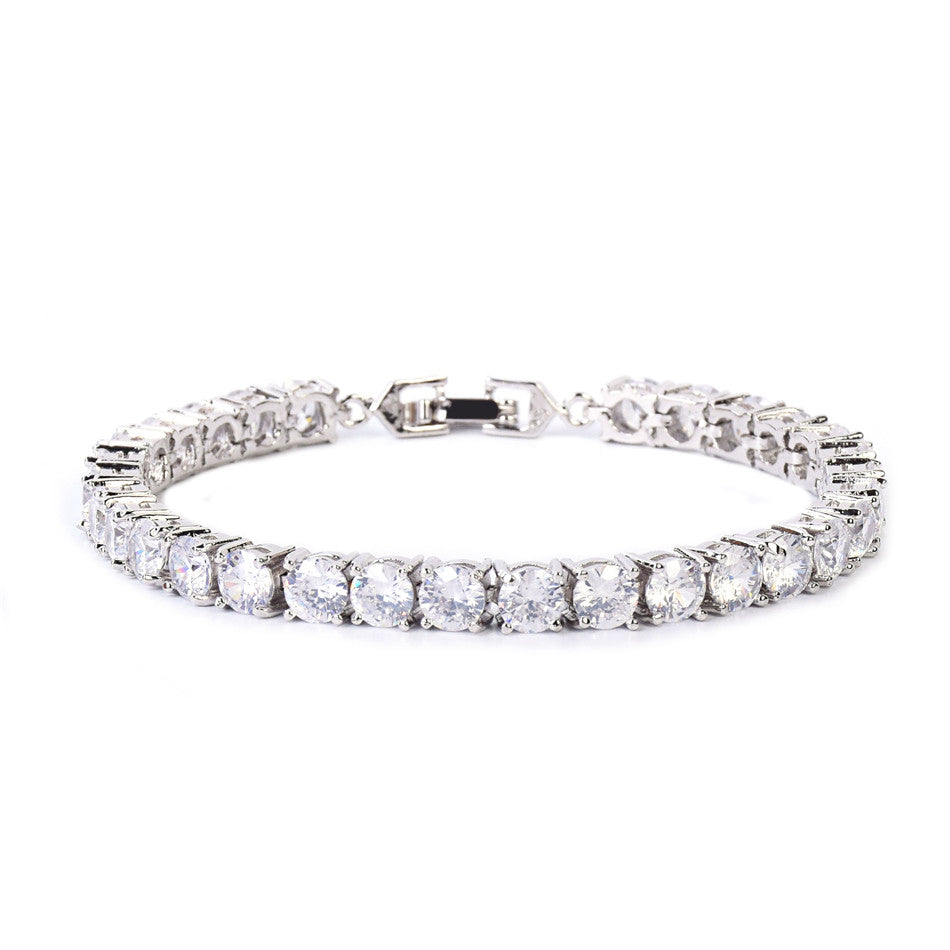 Tennis Bracelet (Gold, Silver, and Rose Gold)