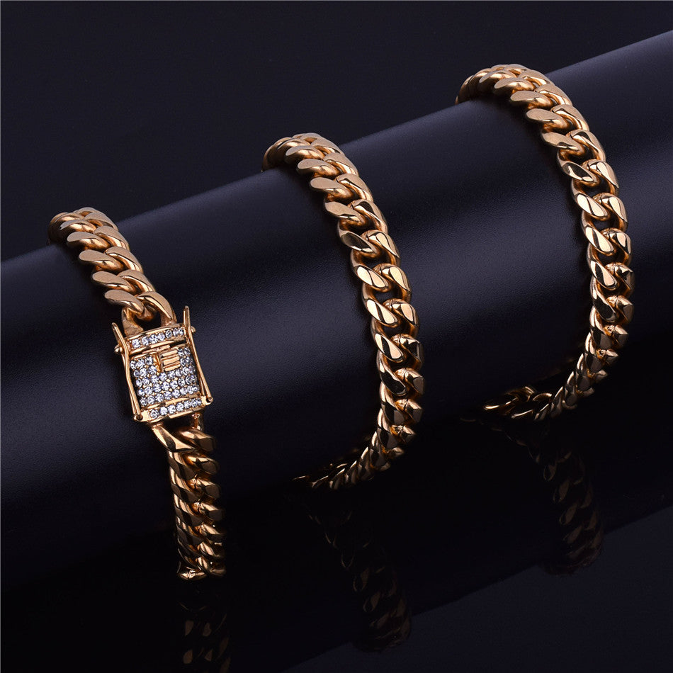 Miami Cuban Link w/ Diamond Clasp
