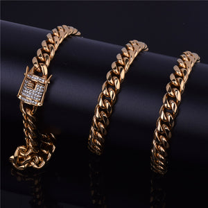 Miami Cuban Link w/ Diamond Clasp