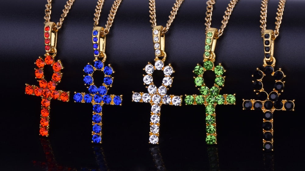 Iced Out Egyptian Ankh