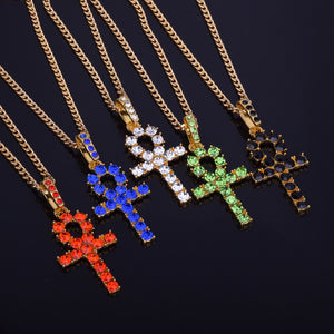 Iced Out Egyptian Ankh