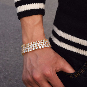Tennis Bracelet (Gold, Silver, and Rose Gold)