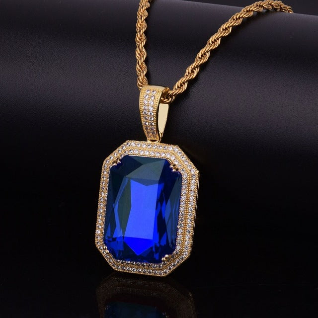 Iced Out Ruby Chain