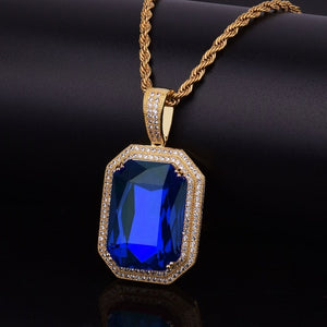 Iced Out Ruby Chain