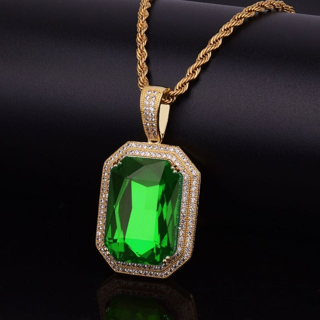 Iced Out Ruby Chain