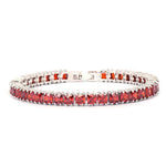 6mm Ruby Bracelet (Red, Black, or Blue)