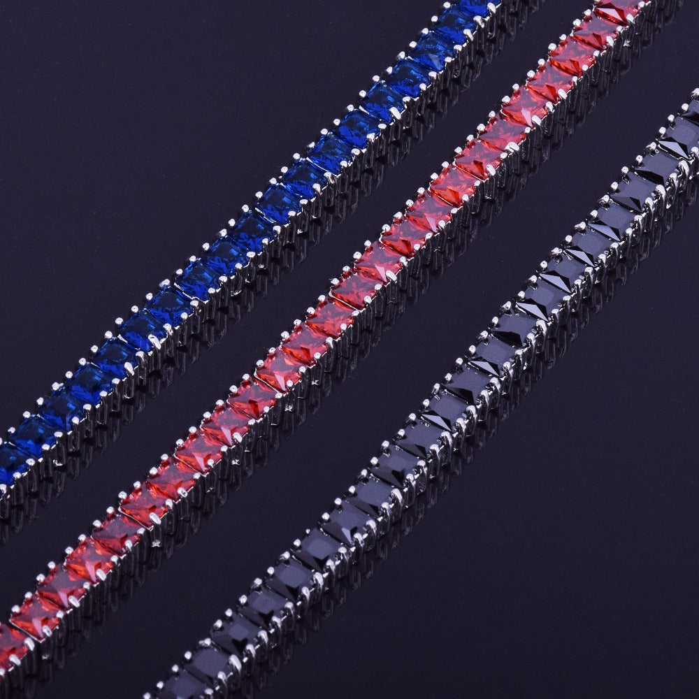 6mm Ruby Bracelet (Red, Black, or Blue)