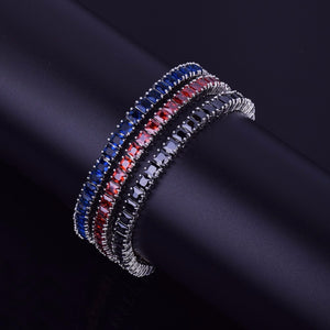 6mm Ruby Bracelet (Red, Black, or Blue)