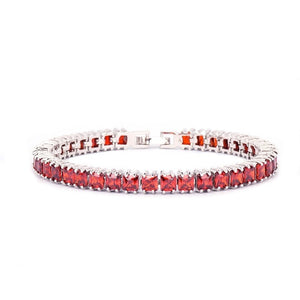 6mm Ruby Bracelet (Red, Black, or Blue)