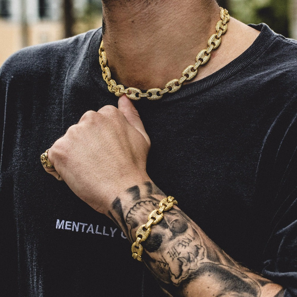 Fully Flooded Gucci Link Chain