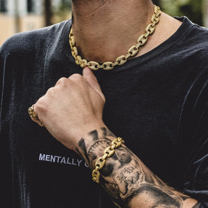 Fully Flooded Gucci Link Chain