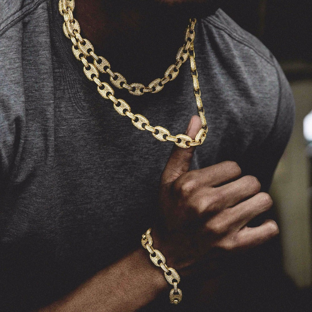 Fully Flooded Gucci Link Chain