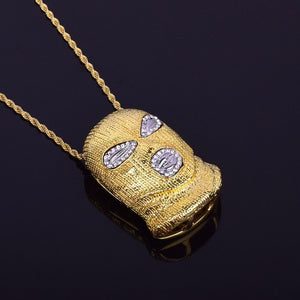 Iced Out "Ski Mask" Chain
