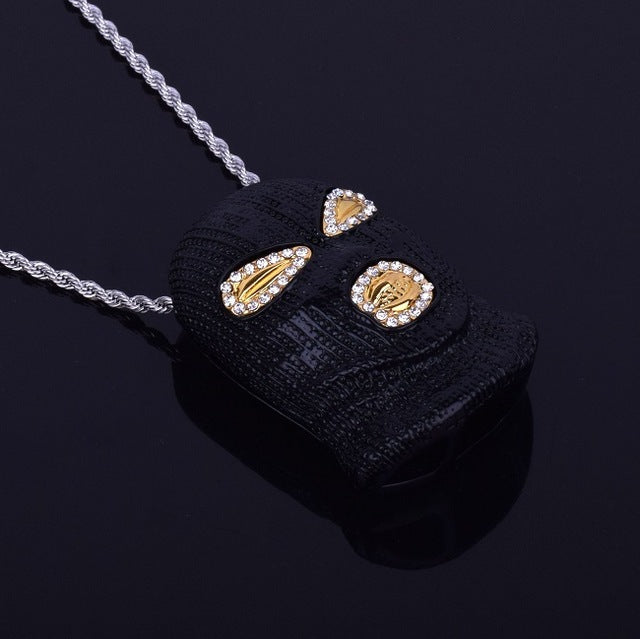 Iced Out "Ski Mask" Chain