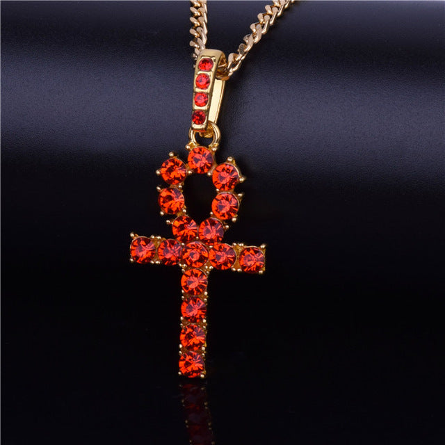 Iced Out Egyptian Ankh