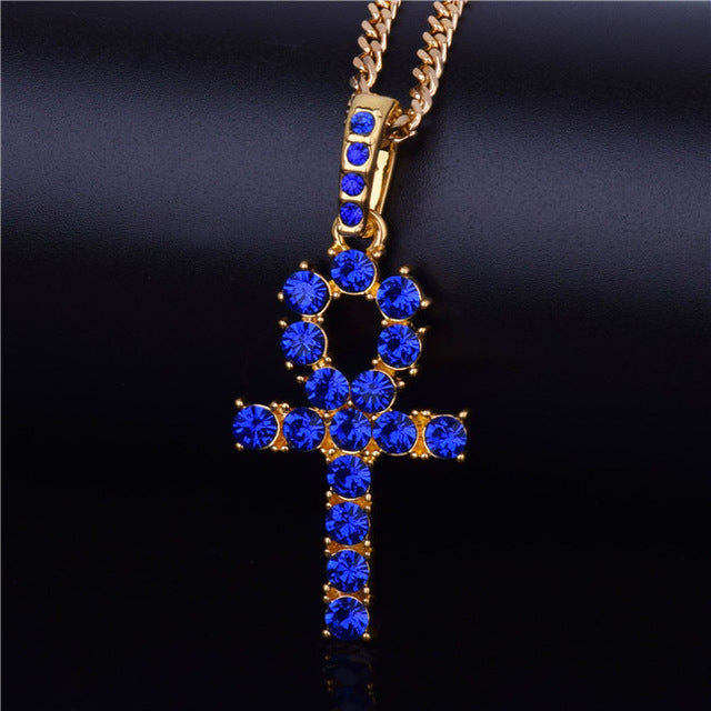 Iced Out Egyptian Ankh