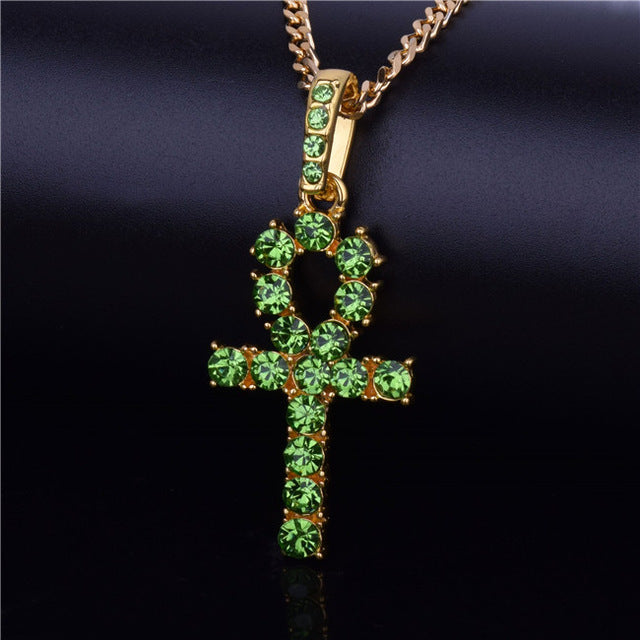Iced Out Egyptian Ankh